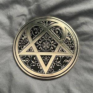 Heartagram Belt Buckle Metal Punk HIM